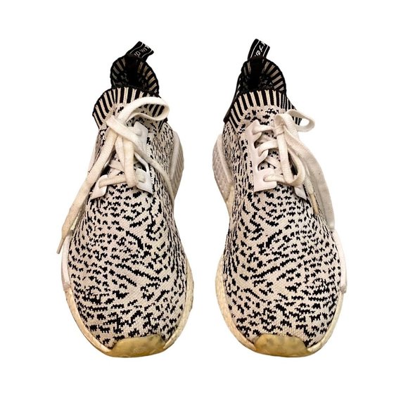 Adidas NMD R1 PK Primeknit Sashiko Zebra Black White Size US 12 Sneakers‎ - Picture 2 of 12